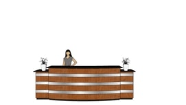 Furniture Design (Reception table & Bar counter)